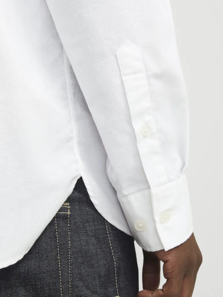 JORMARGATE OXFORD SHIRT LS BF LN white