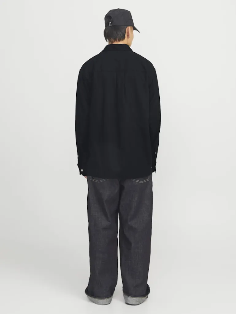 JORMARGATE OXFORD SHIRT LS BF LN black