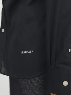 JORMARGATE OXFORD SHIRT LS BF LN black
