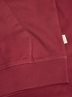 JORNORREBRO EMB SWEAT ZIP HOOD NOOS tibetan red