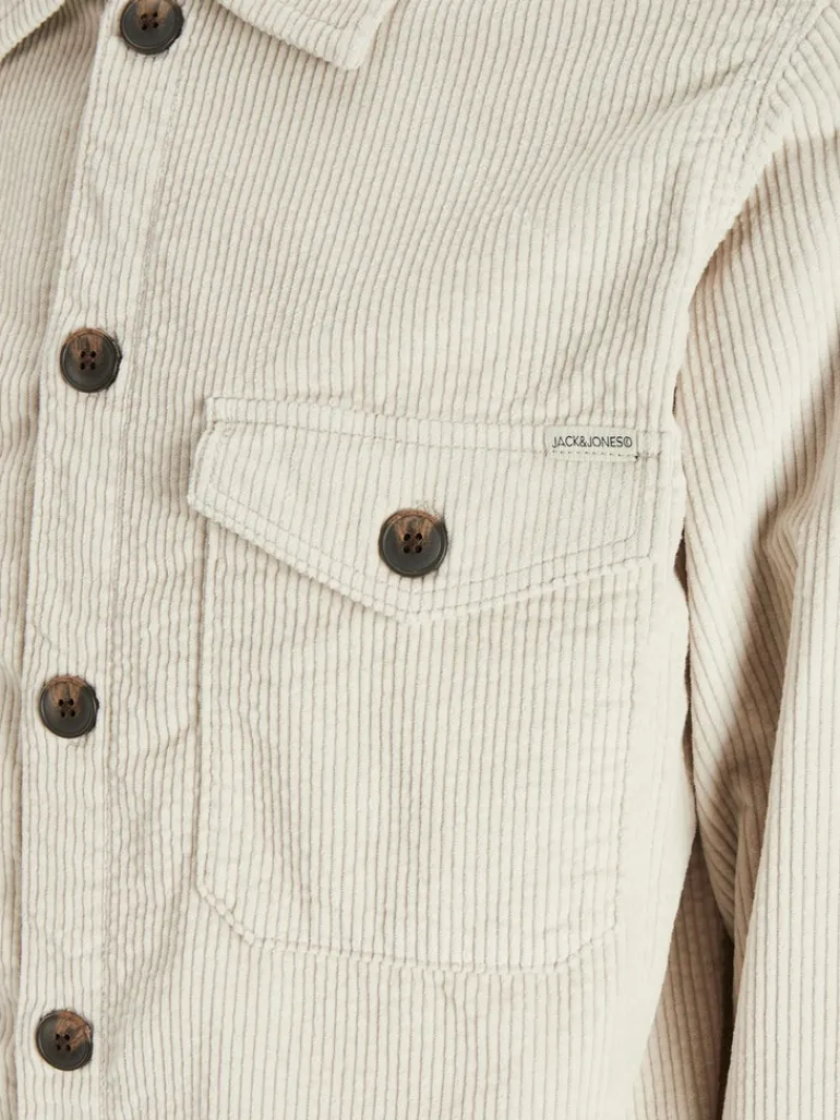 JOROLLIE CORDUROY WOODSIDE OVERSHIRT LN moonbeam