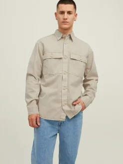 JORPHLAKE OVERDYED SHIRT LS peyote