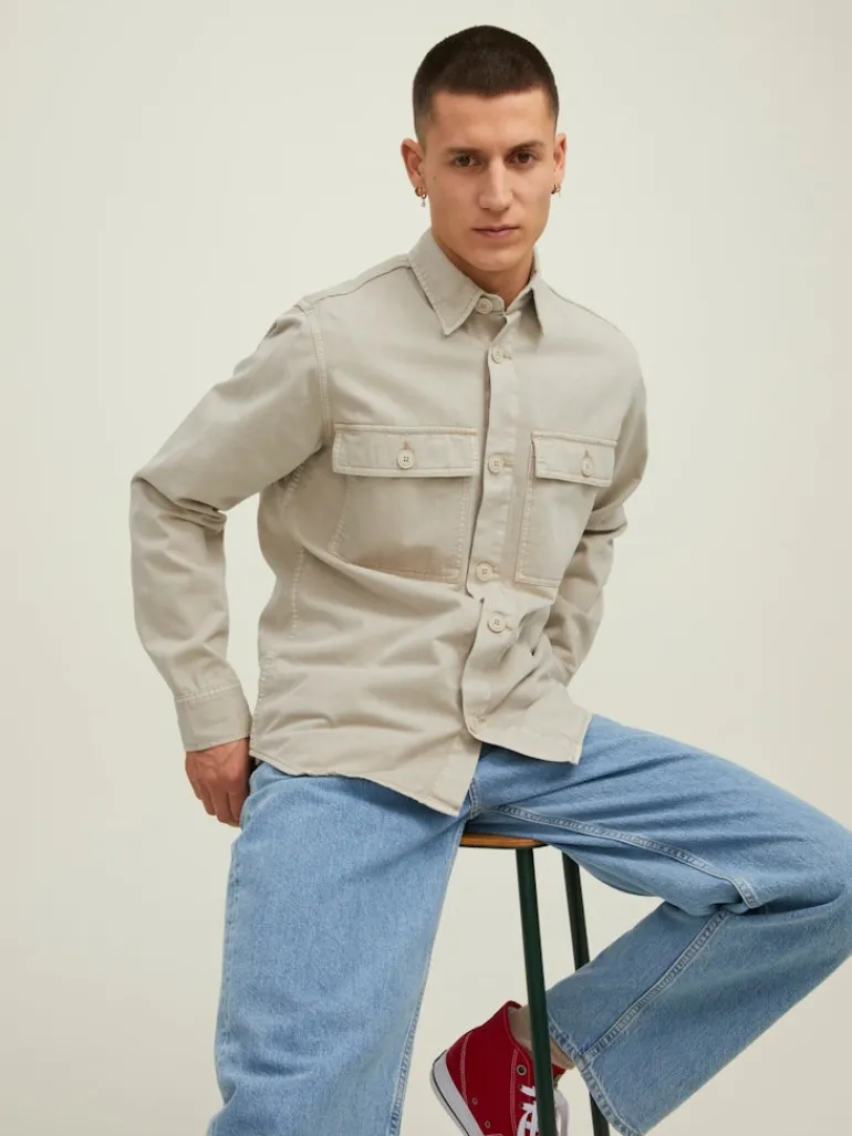 JORPHLAKE OVERDYED SHIRT LS peyote