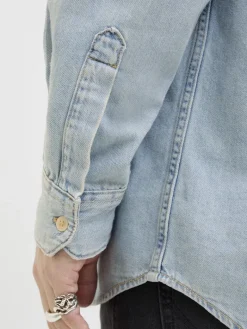 JORSANTORINI DENIM SHIRT LS SN blue denim