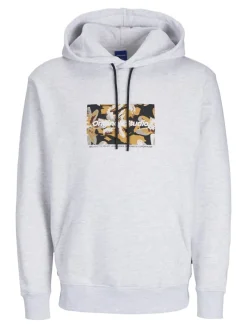 JORVESTERBRO NEWTON BOXFRONT SWEAT BF LN white melange