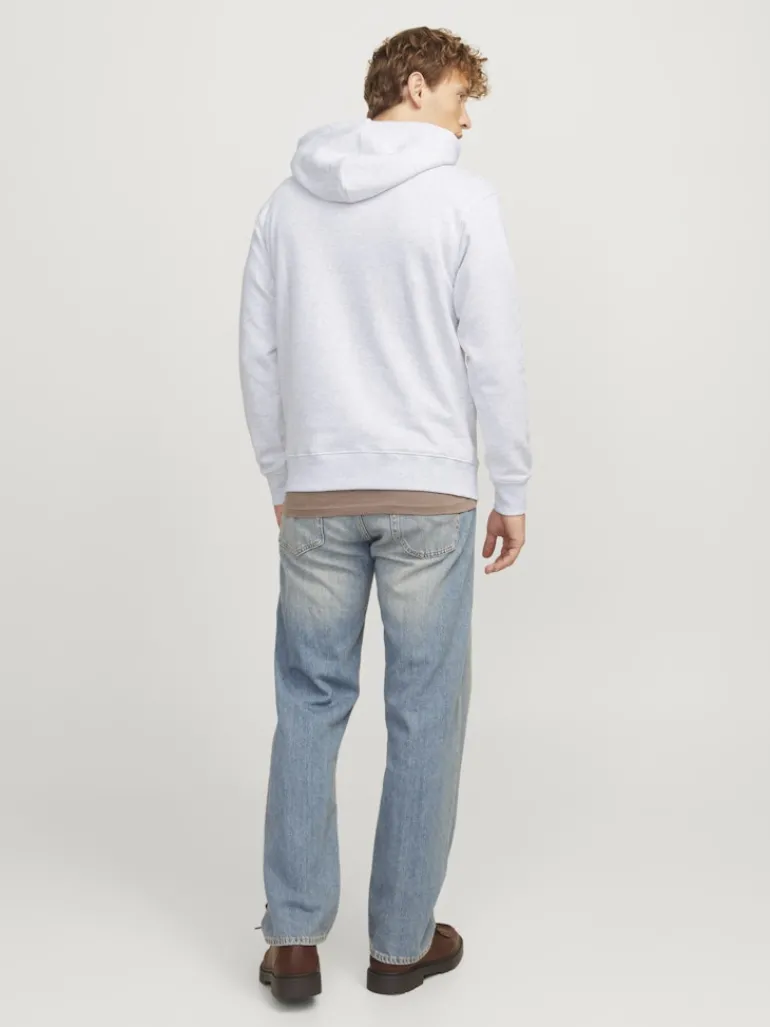 JORVESTERBRO NEWTON BOXFRONT SWEAT BF LN white melange