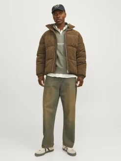 JORVESTERBRO SWEAT QUARTER ZIP HN NOOS silver sage