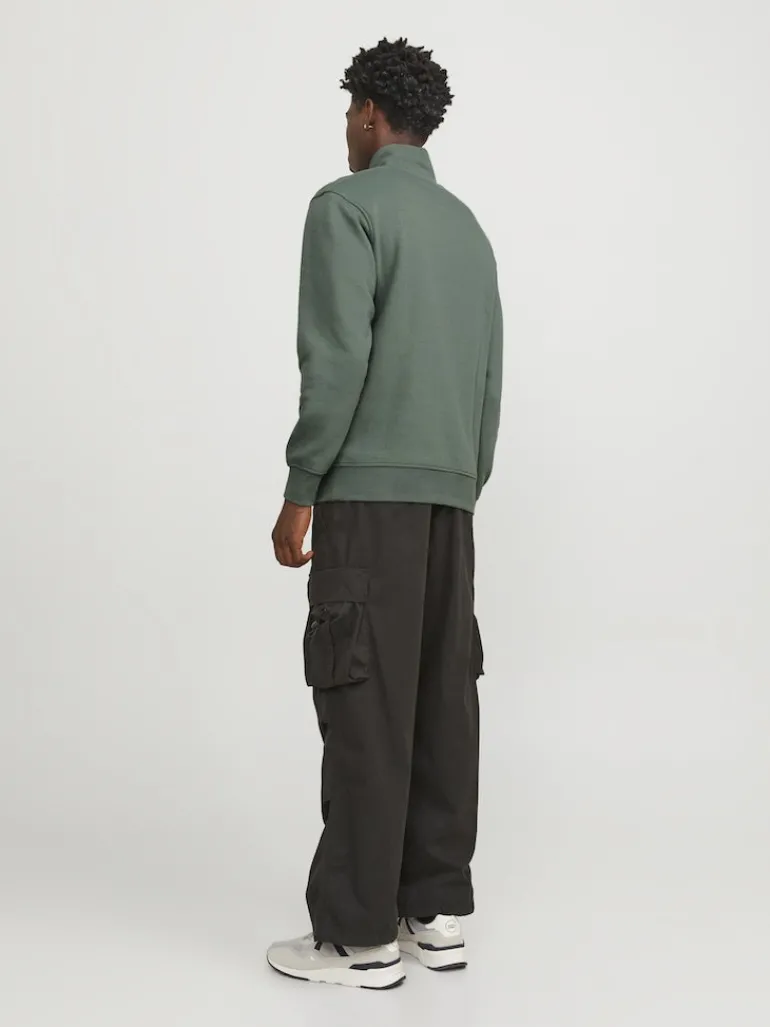 JORVESTERBRO SWEAT QUARTER ZIP HN NOOS laurel wreath