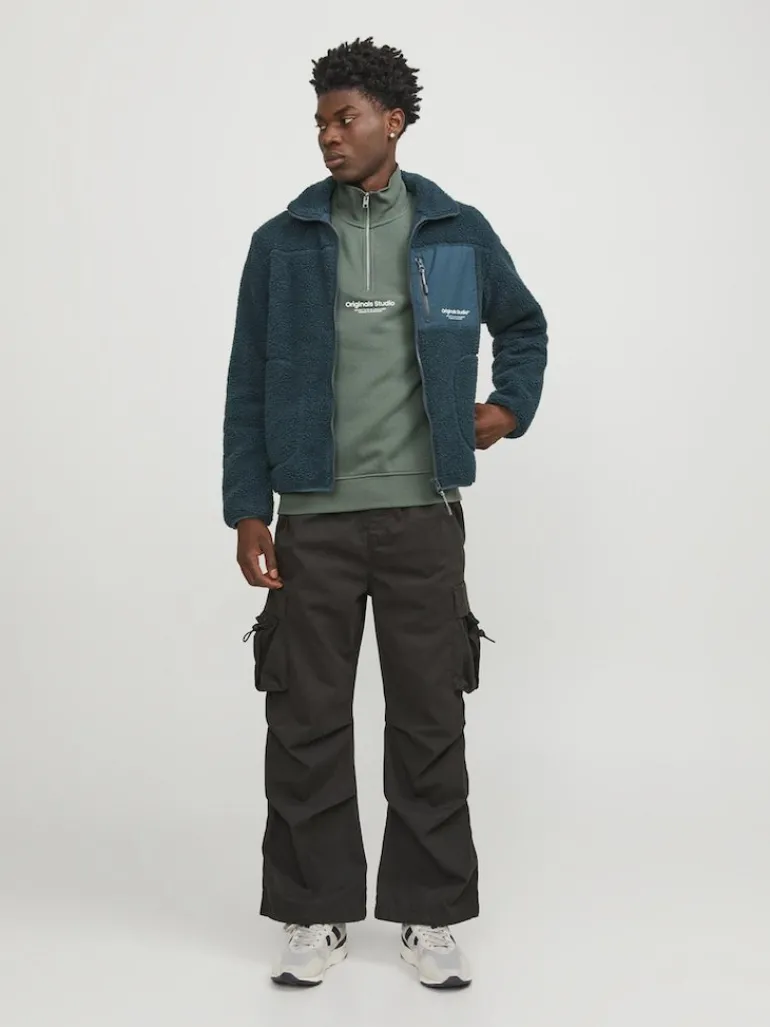 JORVESTERBRO SWEAT QUARTER ZIP HN NOOS laurel wreath
