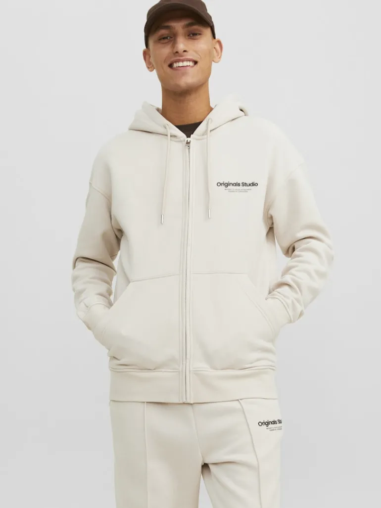 JORVESTERBRO SWEAT ZIP HOOD NOOS moonbeam