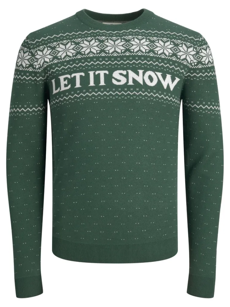 JORXMAS KNIT CREW NECK trekking green