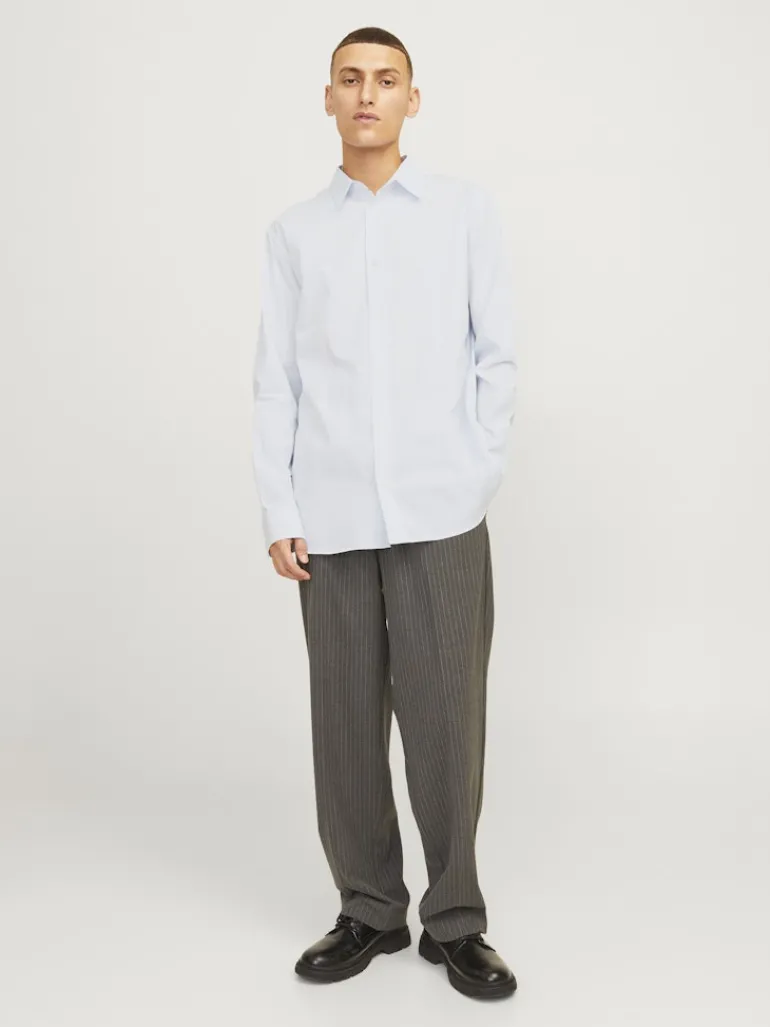 JPRBLABUSHWICK STANLEY SHIRT L/S SN cashmere blue