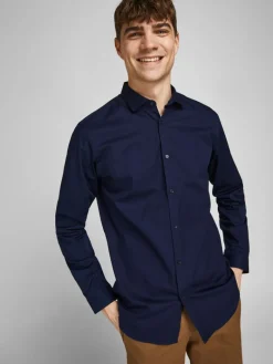 JPRBLACARDIFF SHIRT L/S NOOS navy blazer
