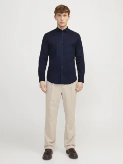 JPRBLACARDIFF SHIRT L/S NOOS navy blazer