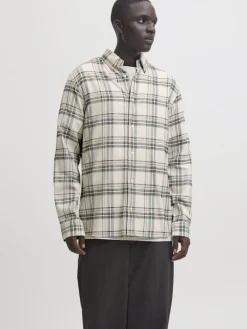 JPRBLUBARKLEY FLANNEL X-MAS L/S SHIRT CH moonbeam