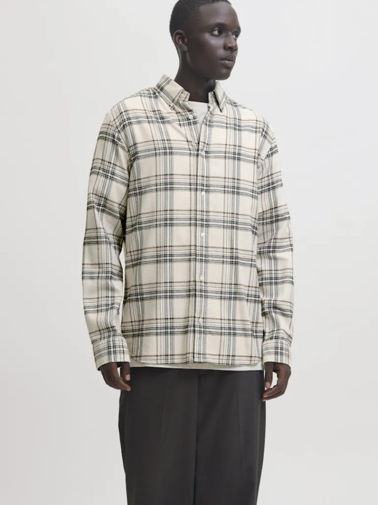 JPRBLUBARKLEY FLANNEL X-MAS L/S SHIRT CH moonbeam