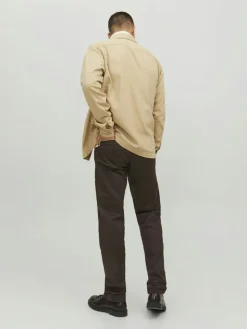 JPRPETE SPRING OVERSHIRT L/S SN sand