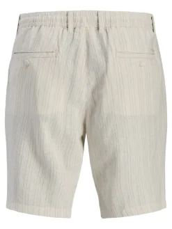 JPSTACE MYKONOS LINEN BLEND SHORTS REG moonbeam