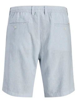 JPSTACE MYKONOS LINEN BLEND SHORTS REG chambray blue