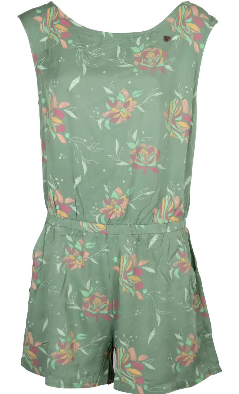 Jumpsuit 'ZELLA PRINT' grün