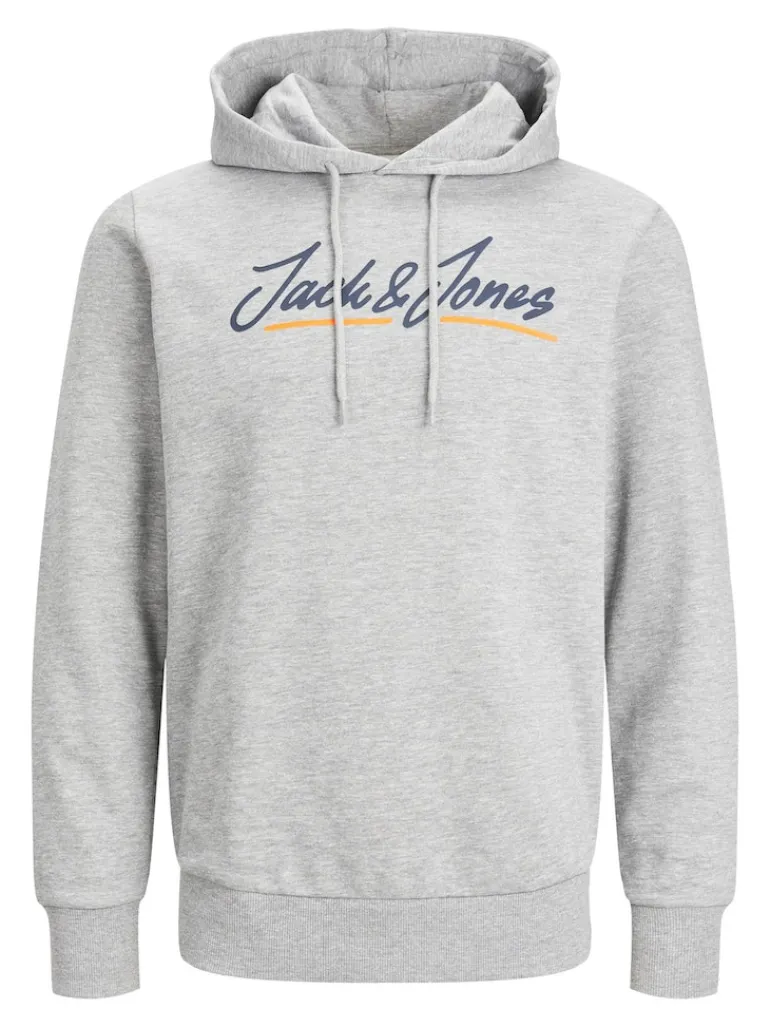 JWHTONS UPSCALE SWEAT HOOD light grey melange