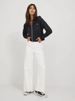 JXABBIE REG LS EVERY ZIP HOOD SWT NOOS black