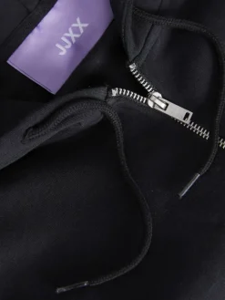 JXABBIE REG LS EVERY ZIP HOOD SWT NOOS black