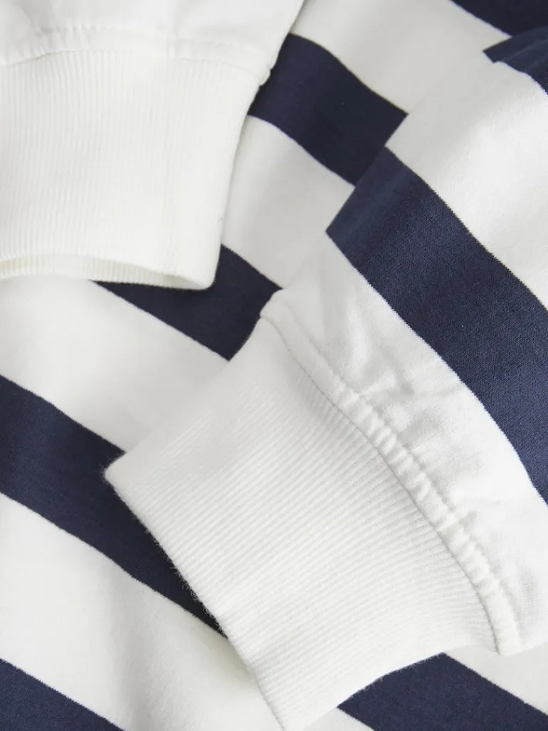 JXALFA STRIPE RLX LS CREW SWT LN vanilla ice