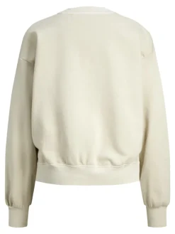 JXALIMA LOOSE LS CREW SWT bone white