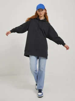JXALLY VOL LS HOOD SWT SN black