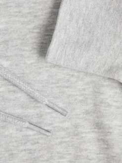 JXALLY VOL LS HOOD SWT SN light grey melange