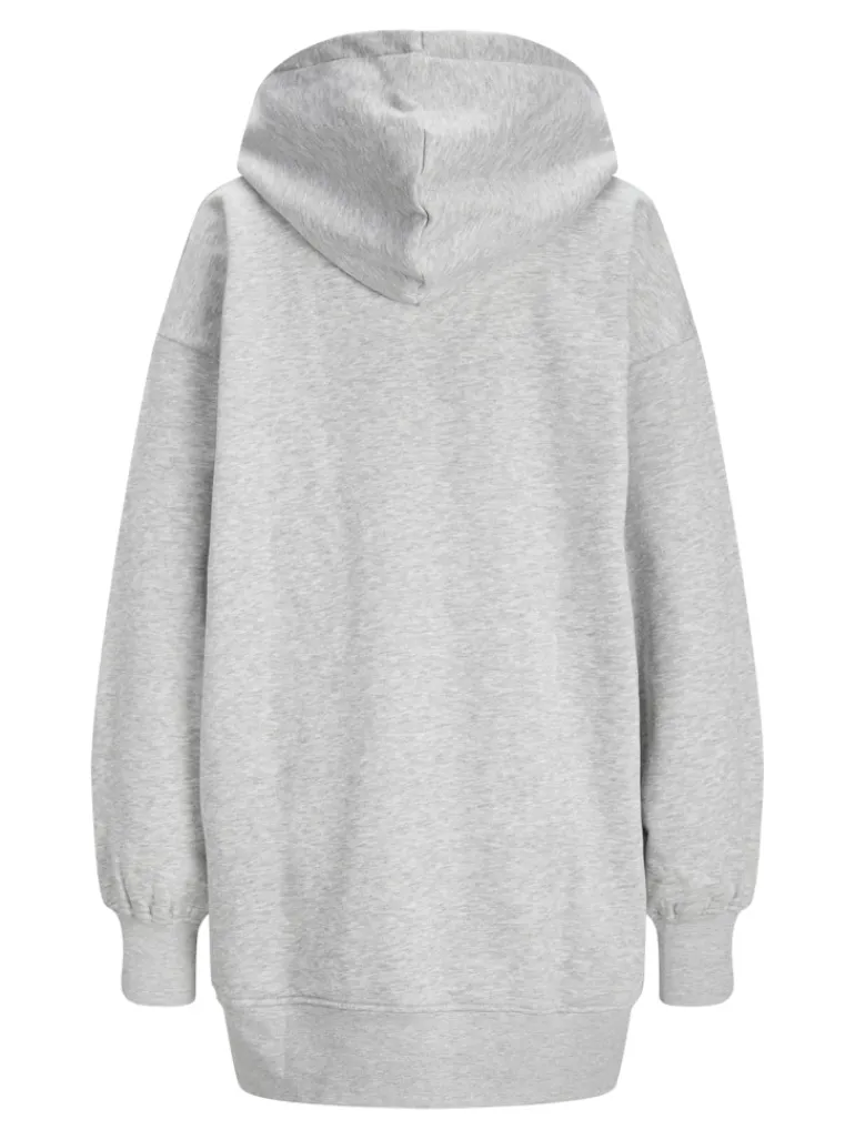 JXALLY VOL LS HOOD SWT SN light grey melange