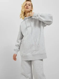 JXALLY VOL LS HOOD SWT SN light grey melange