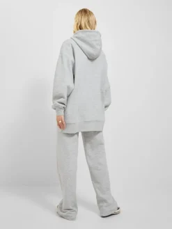 JXALLY VOL LS HOOD SWT SN light grey melange
