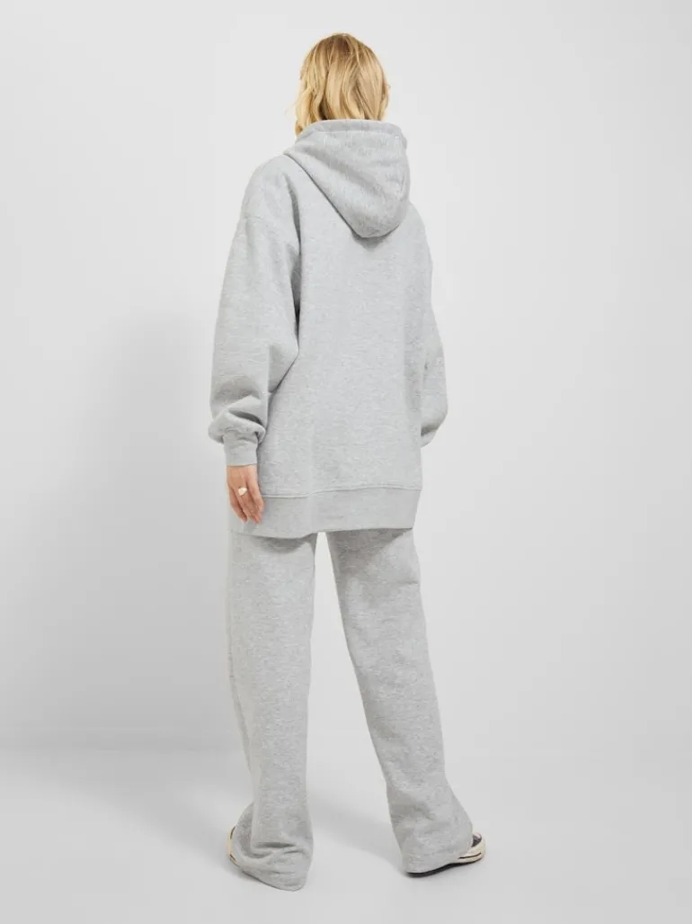JXALLY VOL LS HOOD SWT SN light grey melange
