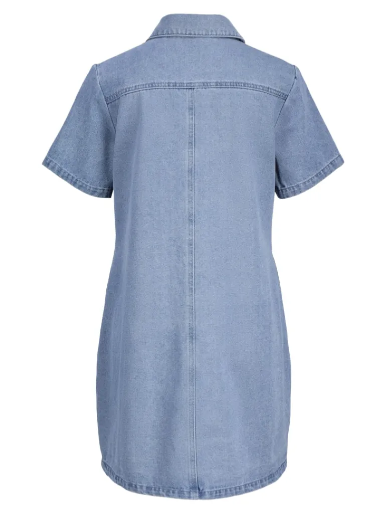 JXAMARA SS DENIM DRESS DNM SN light blue denim
