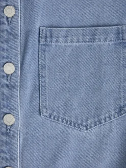 JXAMARA SS DENIM DRESS DNM SN light blue denim