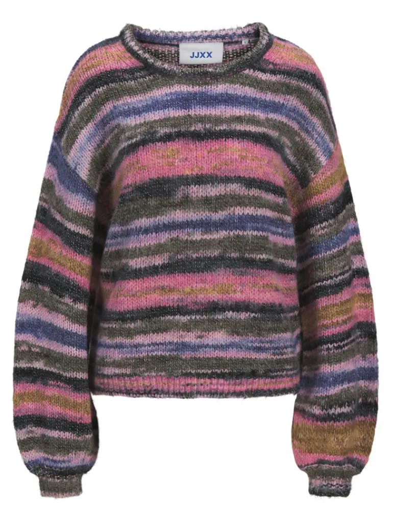 JXAMELIA CREW NECK KNIT barberry