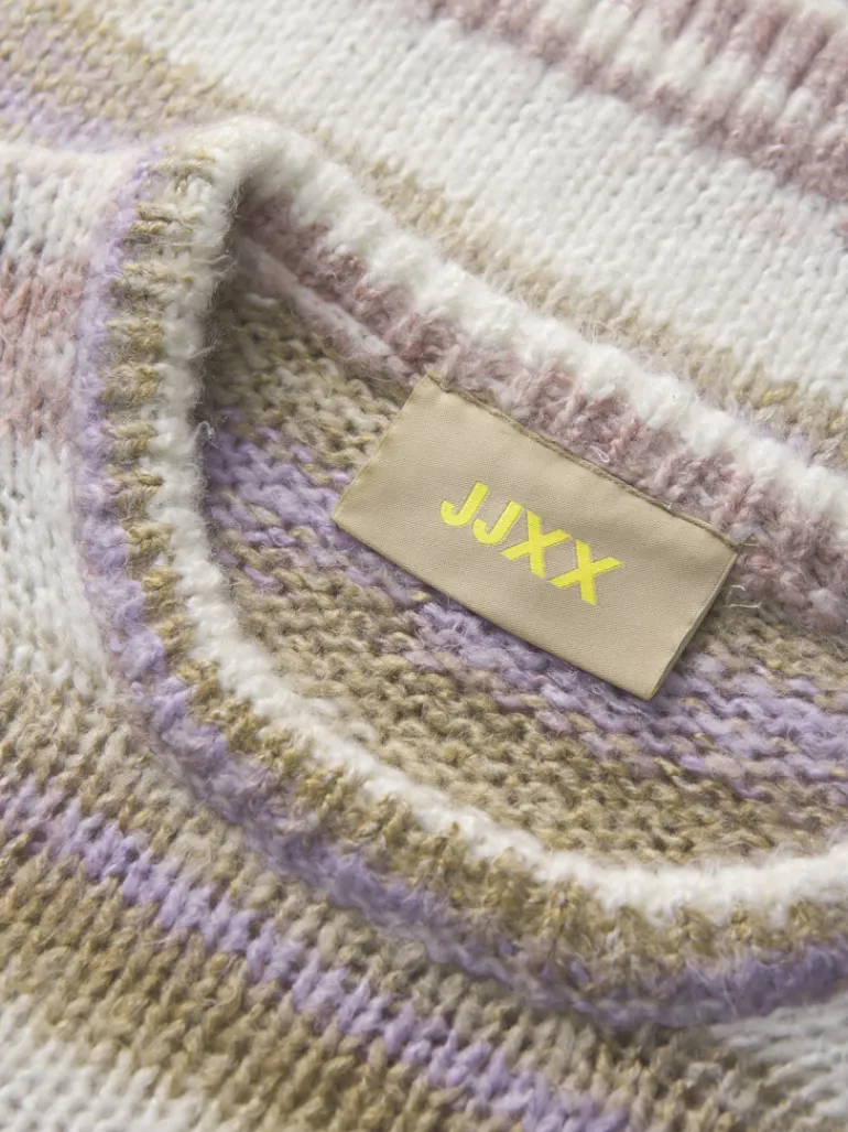 JXAMELIA CREW NECK KNIT fog