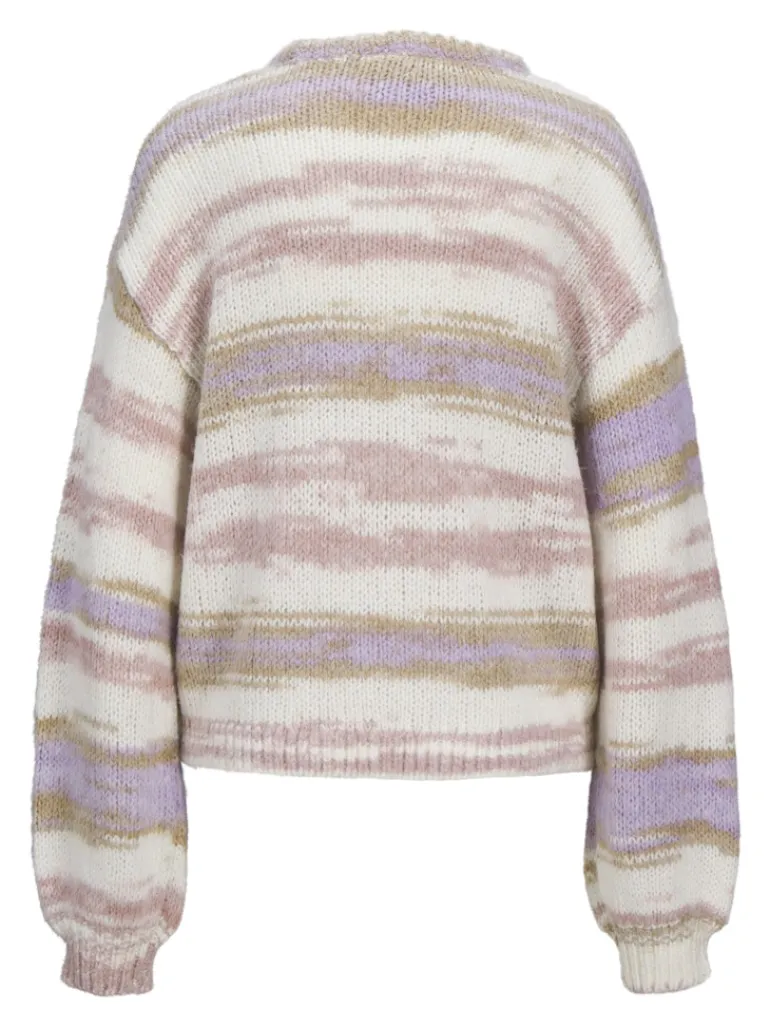 JXAMELIA CREW NECK KNIT fog