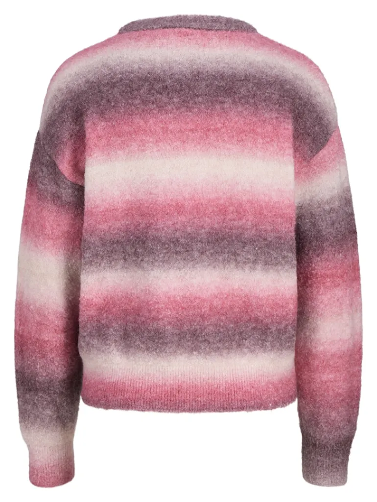 JXAMIRA CREW NECK KNIT LN barberry
