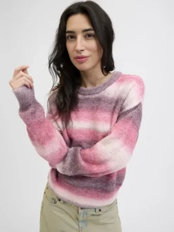 JXAMIRA CREW NECK KNIT LN barberry