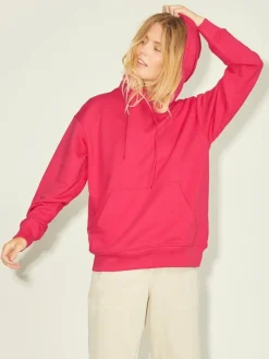 JXANINA LS REL EVERY HOODIE NOOS bright rose