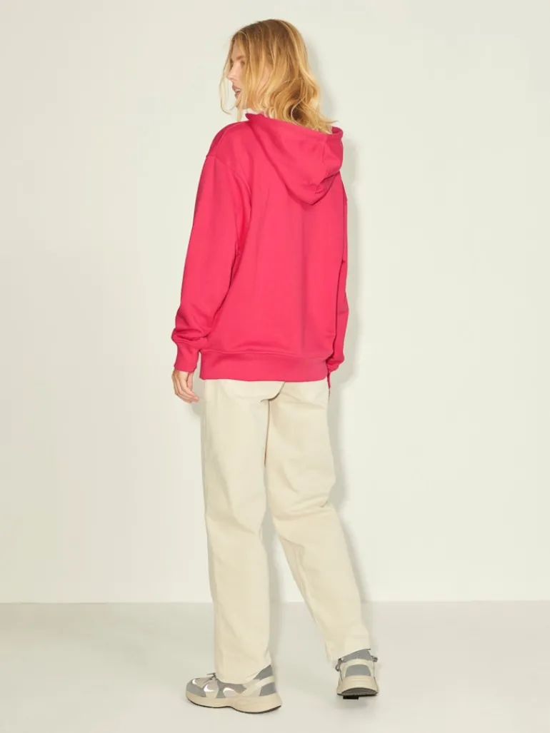 JXANINA LS REL EVERY HOODIE NOOS bright rose