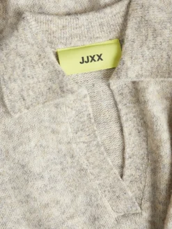 JXARIELLA POLO NECK DRESS KNIT cloud dancer