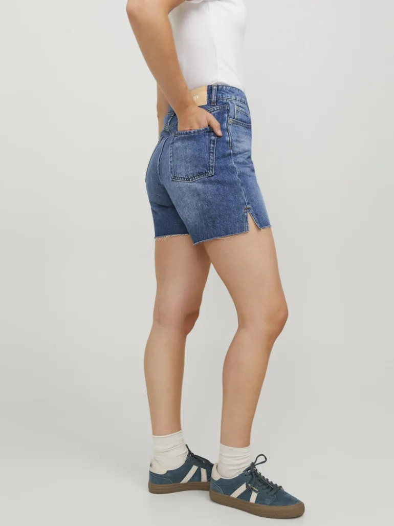 JXAURA RH SHORTS HW RA DENIM DNM SN medium blue denim