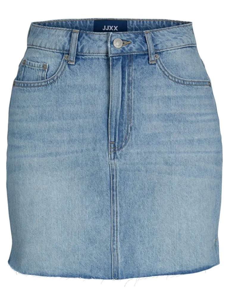 JXAURA RH SKIRT RA SN light blue denim