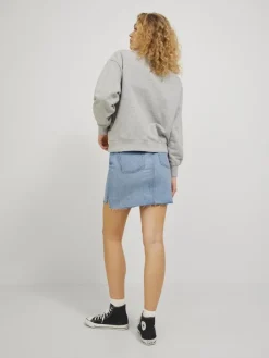 JXAURA RH SKIRT RA SN light blue denim