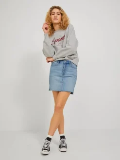 JXAURA RH SKIRT RA SN light blue denim