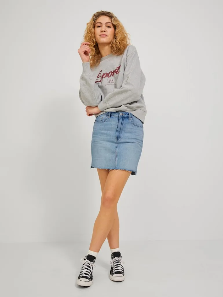 JXAURA RH SKIRT RA SN light blue denim